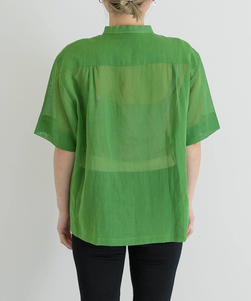 URBAN RESEARCH(アーバンリサーチ)の「WANDERUNG China Shirts(シャツ/ブラウス・レディース・65:orange/45:Green・FREE)」の10枚目の写真