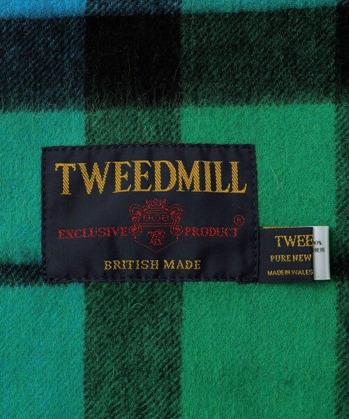 ADAM ET ROPE'(アダムエロペ)の「【TWEEDMILL(ツイードミル)】Knee Rug(大判ストール)(マフラー・レディース・グレー系/カーキ/ターコイズ/レッド系・F)」の22枚目の写真