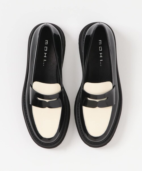 URBAN RESEARCH ROSSO（アーバンリサーチロッソ）の「MOHI　バイカラーローファー（ローファー・レディース・NEGROBLANC・36/37/38/39）」の4枚目の写真