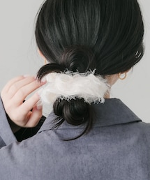 SMELLY | シアーフリンジシュシュ(シュシュ)