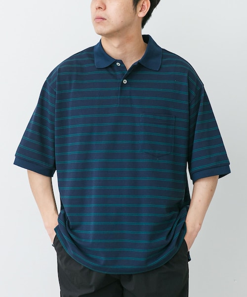 URBAN RESEARCH DOORS(アーバンリサーチドアーズ)の「L.L.Bean JAPAN EDITION TROY SHORT-SLEEVE POLO(ポロシャツ・メンズ・BIRCH/GRN/T.GRY/BG/RED/PLUM/BRW/SAX/NVY/GRN・M/L/XL)」の4枚目の写真