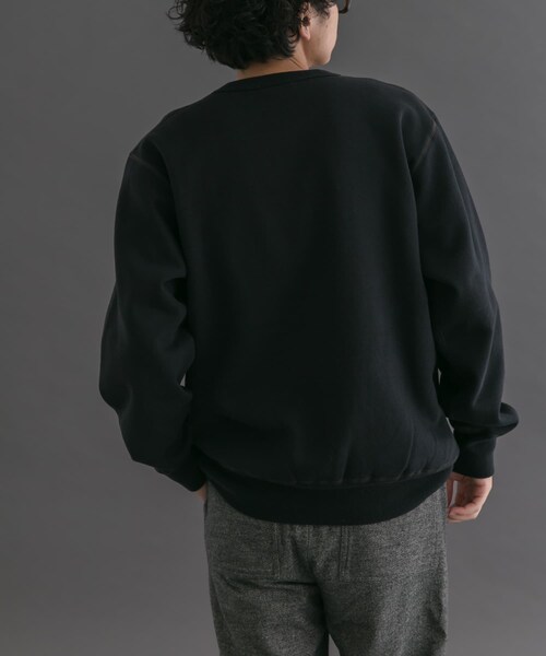 URBAN RESEARCH DOORS（アーバンリサーチドアーズ）の「FORK&SPOON　リサイクルコットン裏毛クルーネックスウェット（スウェット・メンズ・DARKPURPLE/BLACK/OATMEAL・4/5）」の17枚目の写真