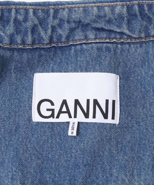 URBAN RESEARCH(アーバンリサーチ)の「GANNI TINT RIGID DENIM BOW JACKET(デニムジャケット・レディース・MID BLUE・36/38)」の8枚目の写真