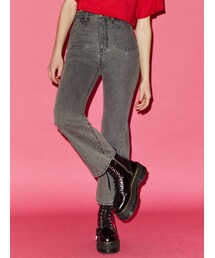 jouetie | バックZIPフレアデニム(デニムパンツ)