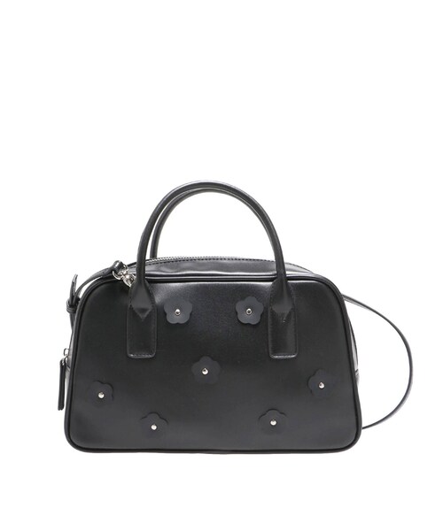 merry jenny（メリージェニー）の「flowerミニボストンbag（ボストンバッグ・レディース・アイボリー/ブラック/グリーン/ブルー・F）」の8枚目の写真