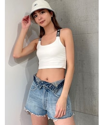 GYDA | GYDA LOGO テープBACKクロスビスチェ(キャミソール)