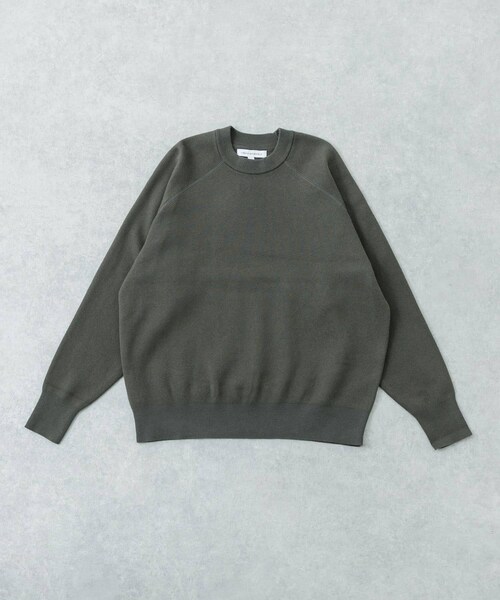 URBAN RESEARCH(アーバンリサーチ)の「綿カシミヤスウェットニット(ニット/セーター・メンズ・GRAY/KHAKI/OATMEAL/NAVY・M/L)」の4枚目の写真