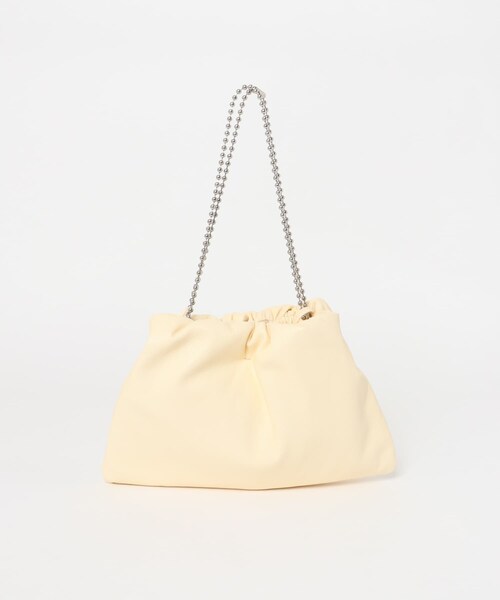 KBF（ケイビーエフ）の「ボールチェーンギャザーBAG（ハンドバッグ・レディース・SILVER/YELLOW/BLACK・one）」の17枚目の写真