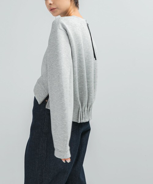 URBAN RESEARCH ROSSO（アーバンリサーチロッソ）の「ELENDEEK　TUCK HEM CROPPED CS（Tシャツ/カットソー・レディース・O.WHT/BLK/GRY・FREE）」の21枚目の写真