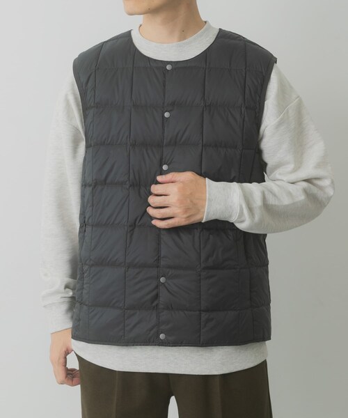 ITEMS URBANRESEARCH（アイテムズ アーバンリサーチ）の「TAION　CrewNeck Button Down Vest（その他アウター・メンズ・BLK/CHA/D.BROWN/KHK/NVY・M/L/XL）」の22枚目の写真