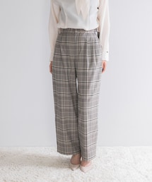 URBAN RESEARCH ROSSO WOMEN | サイドベルトデザインチェックパンツ(その他パンツ)