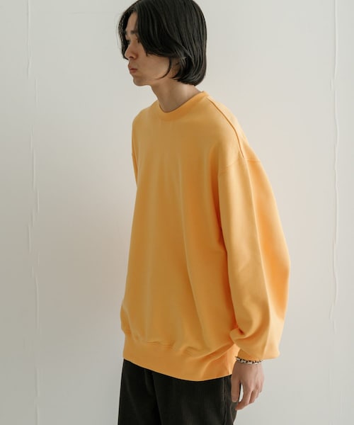 URBAN RESEARCH（アーバンリサーチ）の「COMFORT CREWNECK SWEAT（スウェット・メンズ・GRAY/BLACK/BLUE GRAY/YELLOW・M/L）」の4枚目の写真