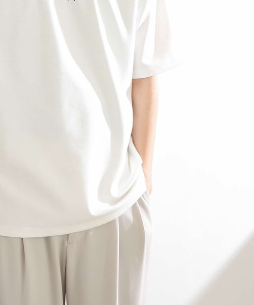 SENSE OF PLACE by URBAN RESEARCH(センスオブプレイスバイアーバンリサーチ)の「シシュウポンチTシャツ(5分袖)(Tシャツ/カットソー・メンズ・GREIGE/WHITE/BLACK/GREEN/L.PURPLE/MINT・M/L)」の22枚目の写真