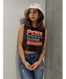 GYDA | PROCESSING LOGOショートLOOSE タンクトップ(タンクトップ)