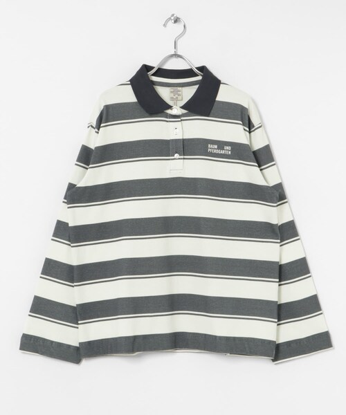 URBAN RESEARCH(アーバンリサーチ)の「BAUM UND PFERDGARTEN ORGANIC SPORTS J L/S POLO(ポロシャツ・レディース・B BLUE/SAVANNAH・S)」の1枚目の写真