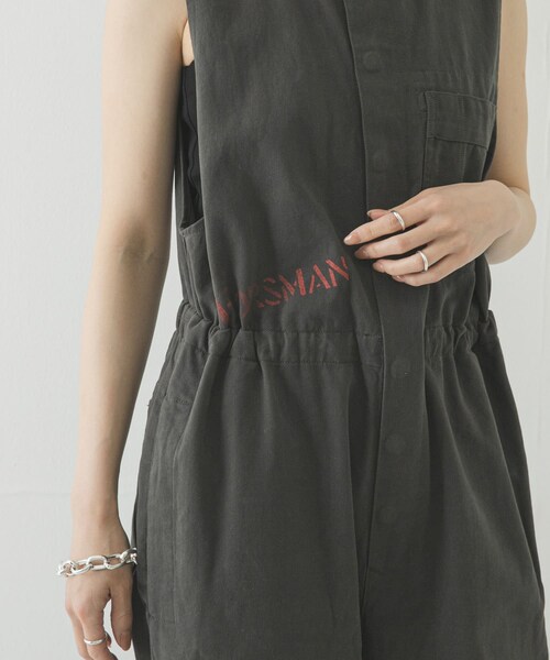 URBAN RESEARCH（アーバンリサーチ）の「『別注』PAY-DAY×URBAN RESEARCH　オールインワン（つなぎ/オールインワン・レディース・NATURAL/CHARCOAL・Free）」の4枚目の写真