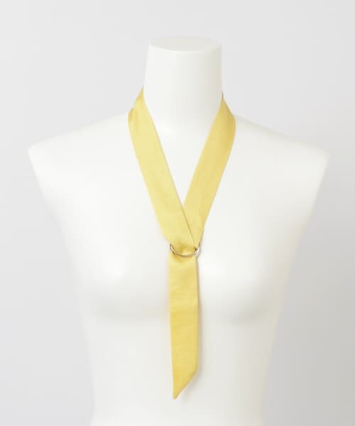 SENSE OF PLACE by URBAN RESEARCH（センスオブプレイスバイアーバンリサーチ）の「シャイニーロングチョーカー∴（ネックレス・レディース・YELLOW/BLACK・one/One）」の5枚目の写真