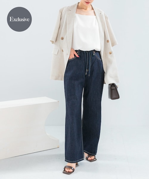 URBAN RESEARCH ROSSO（アーバンリサーチロッソ）の「『別注』Lee×ROSSO　STRING DENIM PANTS（デニムパンツ・レディース・C100OW/C156USED・XS/S/M）」の2枚目の写真