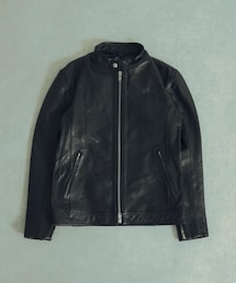 ITEMS URBANRESEARCH | ゴートレザー シングライダースジャケット(ライダースジャケット)