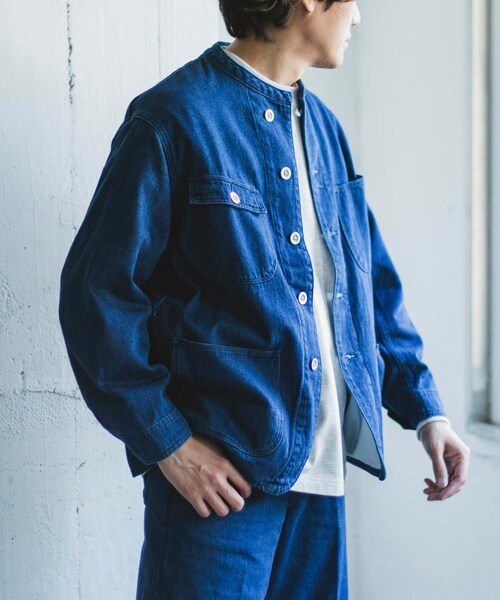 URBAN RESEARCH DOORS（アーバンリサーチドアーズ）の「Denim Chore Jacket（デニムジャケット・メンズ・INDIGO/ONE WASH・M/L/XL）」の7枚目の写真