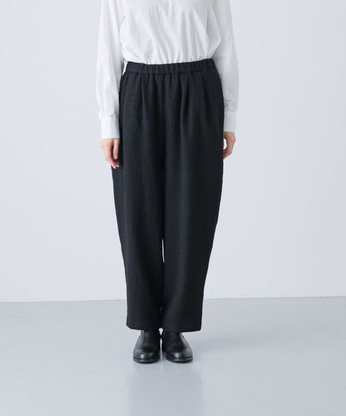 かぐれ（カグレ）の「ウールテーパードパンツ（その他パンツ・レディース・BLACK/CHARCOAL・Free）」の11枚目の写真