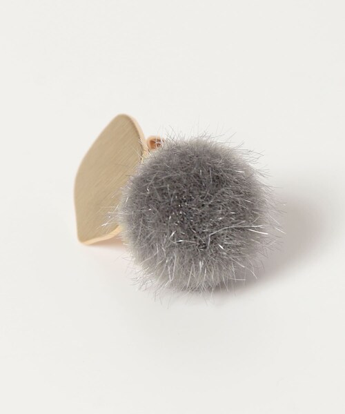 URBAN RESEARCH Sonny Label（アーバンリサーチサニーレーベル）の「ボールイヤリング∴（イヤリング・レディース・グレー/ベージュ・one/One）」の6枚目の写真