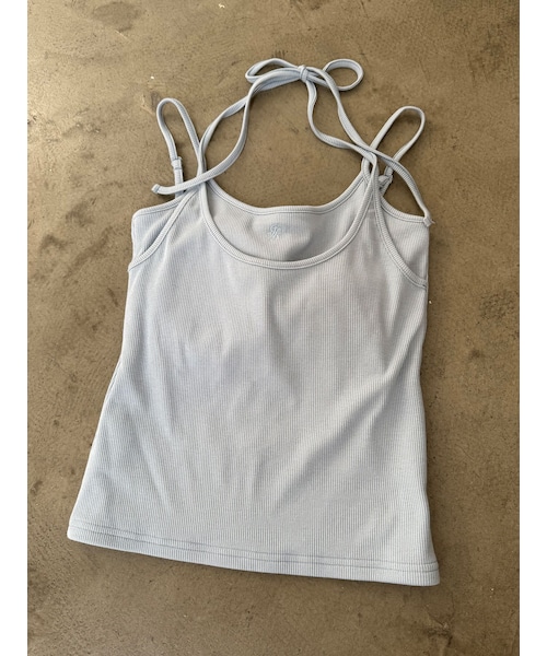 jouetie（ジュエティ）の「レイヤードキャミソール（キャミソール・レディース・オフホワイト/ブラック/レッド/ピンク/ブルー・M）」の7枚目の写真