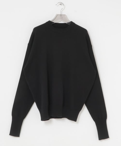 URBAN RESEARCH(アーバンリサーチ)の「C/CA CREW NECK KNIT(ニット/セーター・メンズ・BLACK/BROWN/RED・M/L)」の1枚目の写真