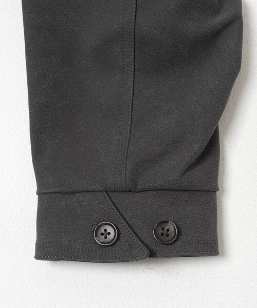 URBAN RESEARCH DOORS(アーバンリサーチドアーズ)の「フェイクスエード カーコートジャケット(テーラードジャケット・メンズ・BROWN/CHARCOAL・M/L)」の5枚目の写真