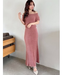 RESEXXY | ミニシャギーニットフレアワンピース(ワンピース)