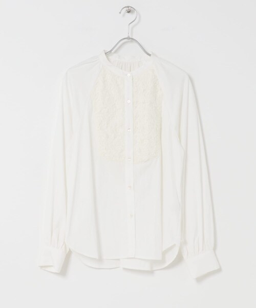 URBAN RESEARCH ROSSO（アーバンリサーチロッソ）の「F by ROSSO　モチーフレース切替ブラウス（シャツ/ブラウス・レディース・OFF WHITE/BLACK・FREE）」の15枚目の写真