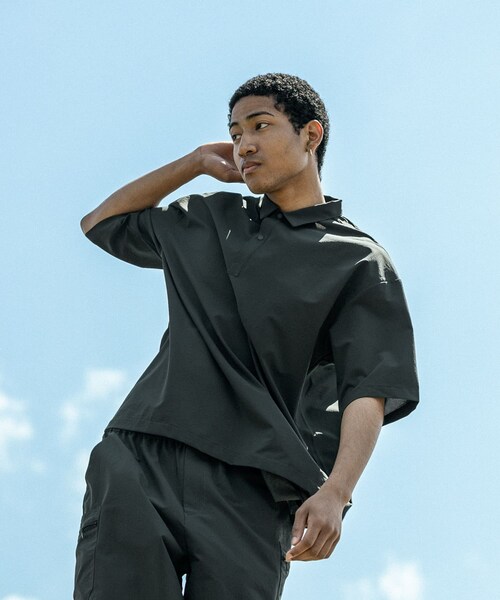URBAN RESEARCH(アーバンリサーチ)の「『洗濯可/防シワ/撥水』COOL DOTS ポロシャツ(ポロシャツ・メンズ・BLACK/CHARCOAL/NAVY・M/L)」の16枚目の写真