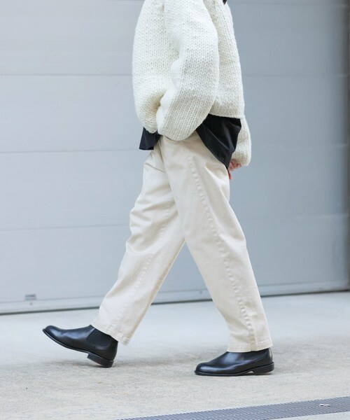 かぐれ（カグレ）の「コットンストレッチイージーパンツ（その他パンツ・レディース・BEIGE/OFF/BLACK/GRAY・FREE）」の3枚目の写真