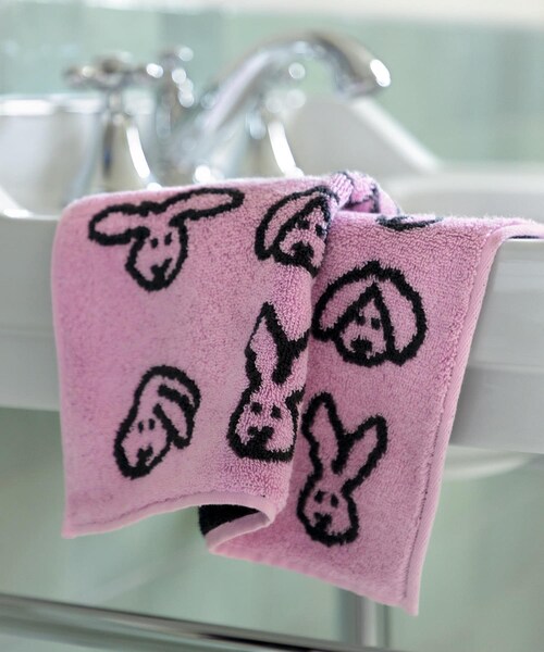 URBAN RESEARCH(アーバンリサーチ)の「WARMGREYTAIL HANDTOWEL-BUNNY BUNNY(タオル・メンズ・CREAM/BROWN/PINK/YELLOW/MINT・-)」の5枚目の写真