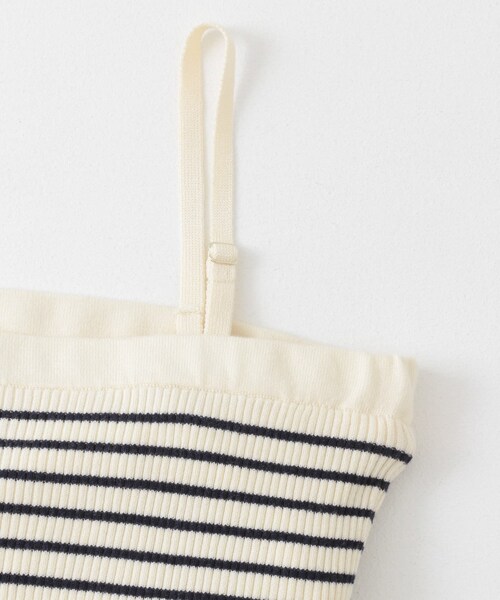 URBAN RESEARCH Sonny Label（アーバンリサーチサニーレーベル）の「カップ付きマルチウェイニットキャミソール（キャミソール・レディース・OFFボーダー/オフ/NAVYボーダー・FREE）」の12枚目の写真