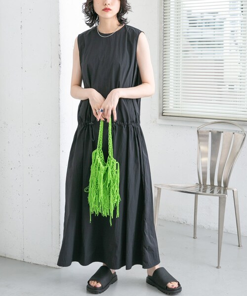 KBF（ケイビーエフ）の「フリンジニットBAG（ハンドバッグ・レディース・GREEN/BEIGE/BLACK・one）」の19枚目の写真
