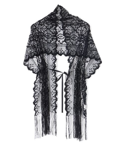 URBAN RESEARCH ROSSO（アーバンリサーチロッソ）の「レースストール（ストール/ショール・レディース・BLK/BEG・FREE）」の3枚目の写真