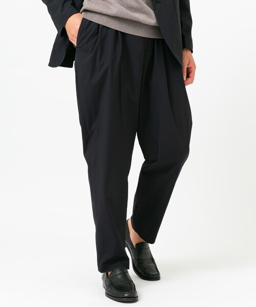 URBAN RESEARCH ROSSO(アーバンリサーチロッソ)の「『セットアップ対応』MARUI ORIMONO 3H DryFabricストレッチ2タックパンツ(その他パンツ・メンズ・NAVY/BLACK・M/L/XL)」の5枚目の写真