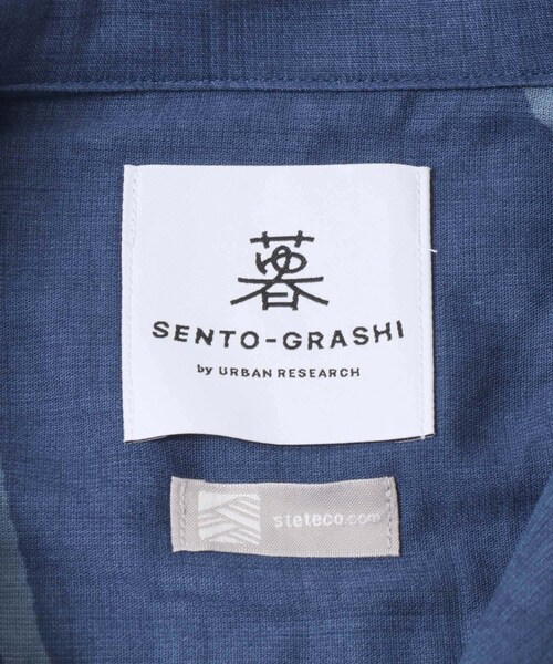 URBAN RESEARCH（アーバンリサーチ）の「SENTO-GRASHI　「ゆ」 shirts（シャツ/ブラウス・メンズ・BRN×Y.BRN/BLU×L.BLU・M/L/L/XL）」の14枚目の写真