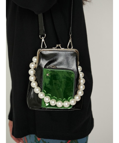 PAMEO POSE（パメオポーズ）の「My maid VENUS（ショルダーバッグ・レディース・ブラック/ミックス・F）」の5枚目の写真