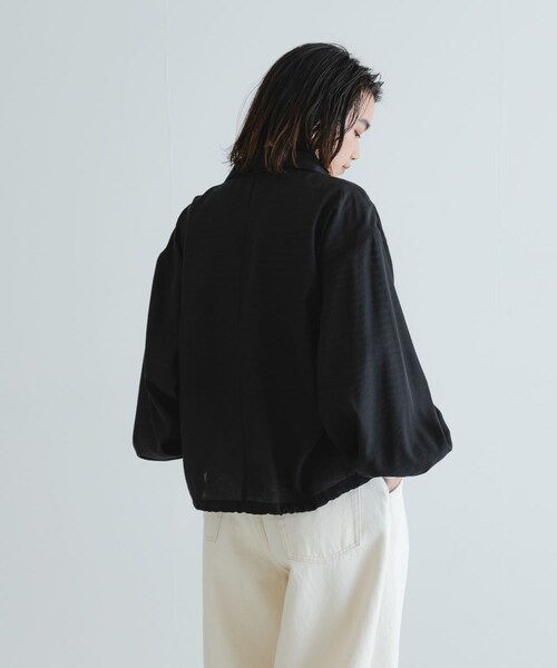 URBAN RESEARCH（アーバンリサーチ）の「シアージップブルゾン（ブルゾン・レディース・KHAKI/OFF/BLACK・FREE）」の19枚目の写真