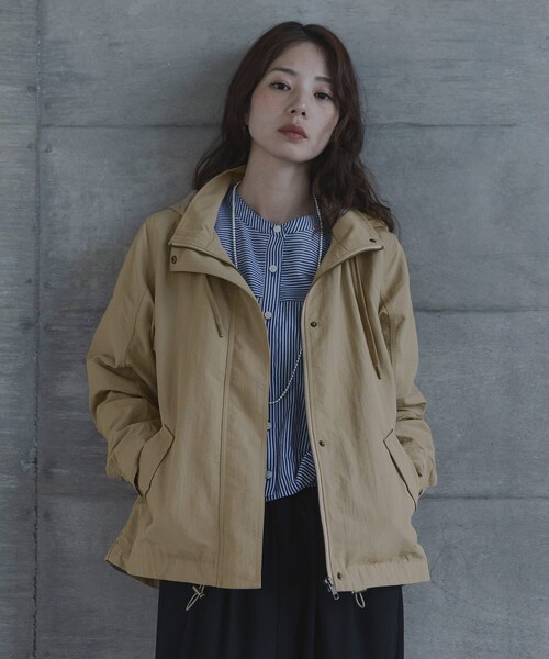 URBAN RESEARCH Sonny Label（アーバンリサーチサニーレーベル）の「多機能マウンテンパーカー（テーラードジャケット・レディース・オフ/ネイビー/ベージュ・Free）」の17枚目の写真