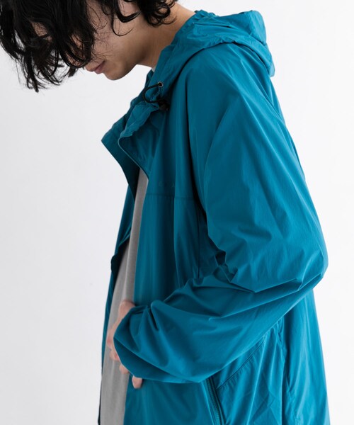 EKAL(エカル)の「『撥水』アクティブライトシェルジャケット(テーラードジャケット・メンズ・BLACK/TURQUOISE・M/L)」の21枚目の写真