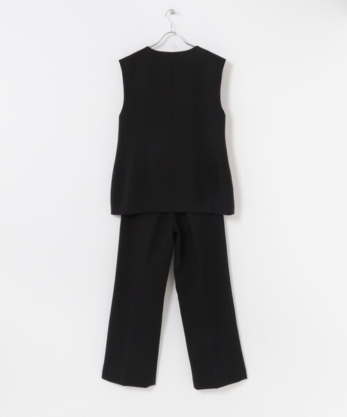 URBAN RESEARCH ROSSO（アーバンリサーチロッソ）の「F by ROSSO　キーネックジレ+ワイドパンツ（セットアップ・レディース・GRAY/BLACK・36/38）」の5枚目の写真