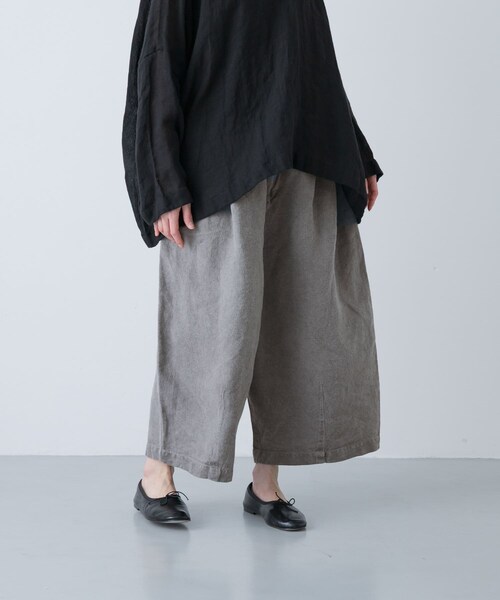 かぐれ（カグレ）の「MITTAN　起毛大麻ワイドパンツ（その他パンツ・レディース・薄炭・2）」の5枚目の写真