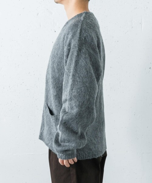 URBAN RESEARCH（アーバンリサーチ）の「TOWNCRAFT　SOLID SHAGGY CARDIGAN（カーディガン/ボレロ・メンズ・PINK/NAVY/H GRAY/CHARCOAL・M/L）」の8枚目の写真