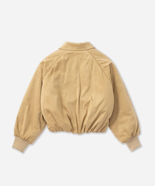 Saturdays NYC(サタデーズ ニューヨークシティ )の「Dorothy Cropped Blouson | WOMEN(ブルゾン・レディース・ベージュ・L/M/S)」の5枚目の写真