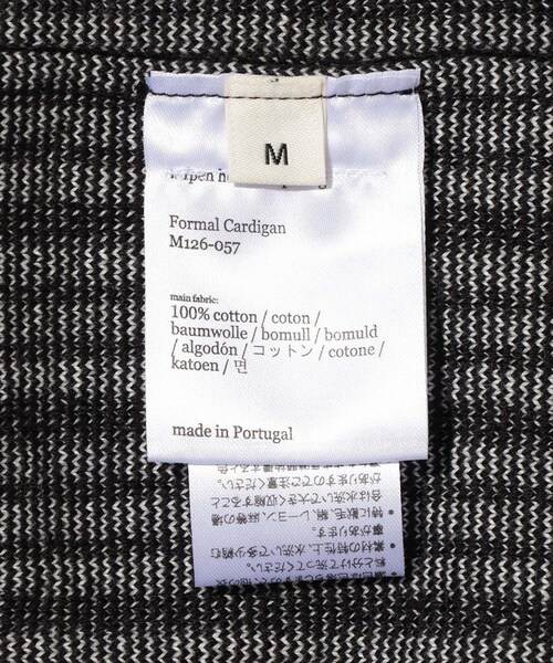 ADAM ET ROPE'(アダムエロペ)の「【mfpen/エムエフペン】Formal Cardigan(カーディガン/ボレロ・メンズ・ブラック・M/S)」の13枚目の写真
