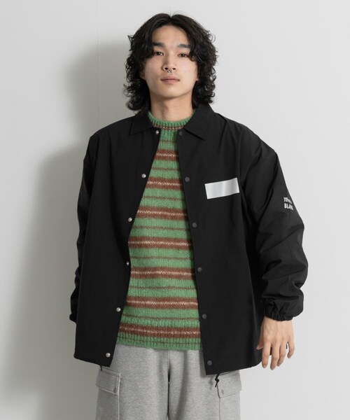 THE GOODLAND MARKET（ザグッドランドマーケット）の「That’s　The BLOUSON BLANK（ブルゾン・メンズ・BK×SL/NV×OR・M/L）」の9枚目の写真