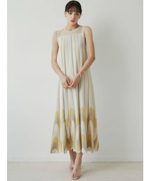 LAGUNAMOON | ウェーブジャガードニットワンピース(ワンピース)